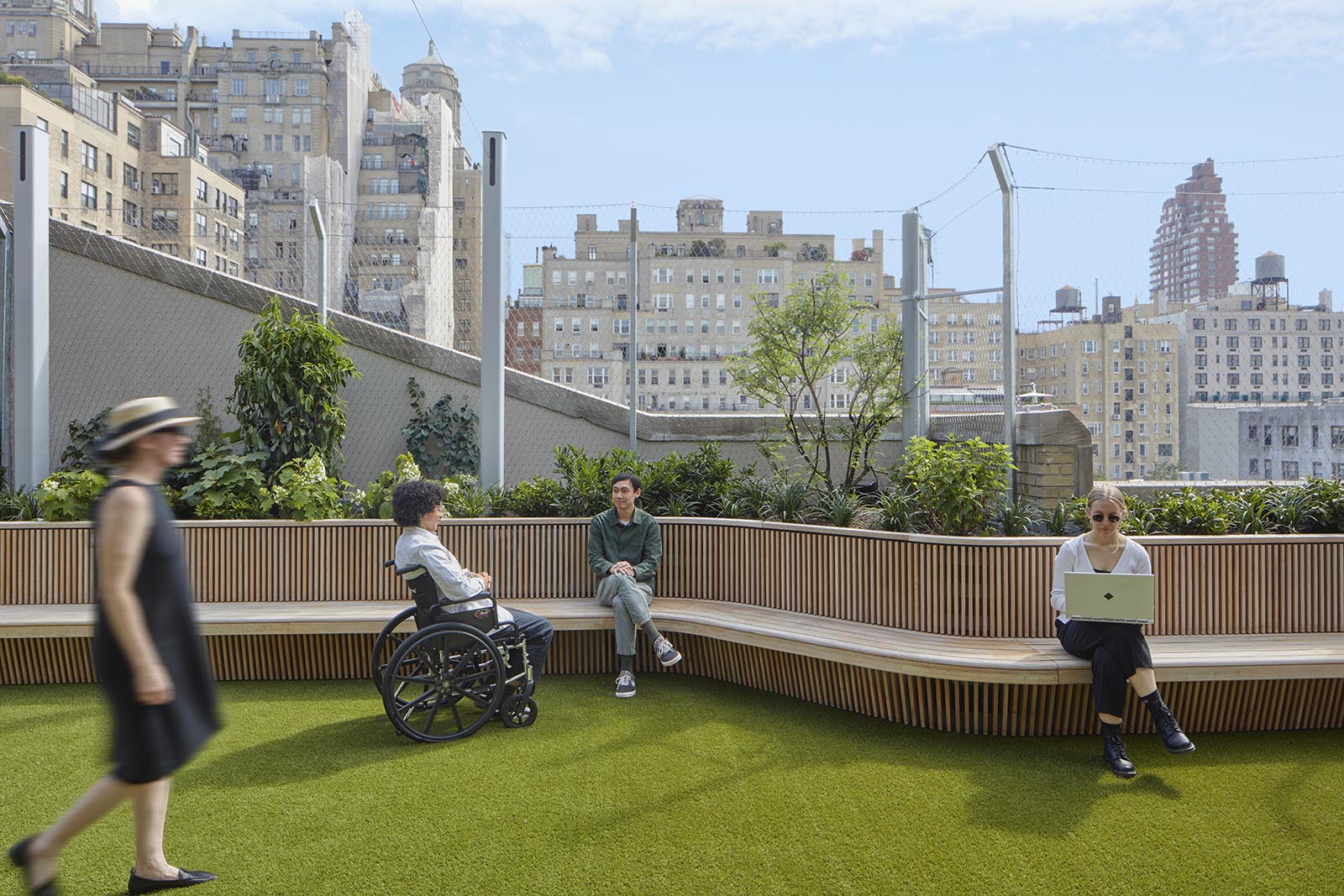 Photo of roof terrace designed by MBB Architects